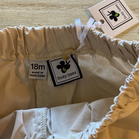 Busy Bees NWT Tan Lightweight Elastic Waist Shorts 18 Months - Picture 2 of 3